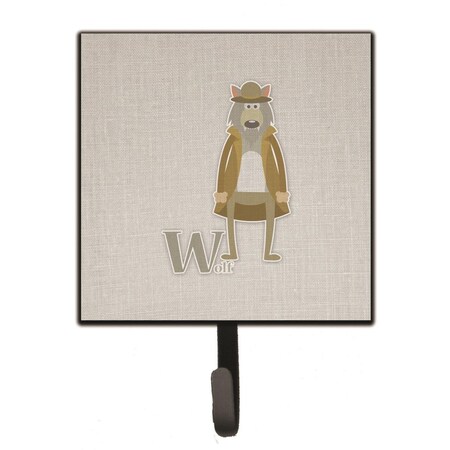 Carolines Treasures Alphabet W For Wolf Leash or Key Holder BB5748SH4
